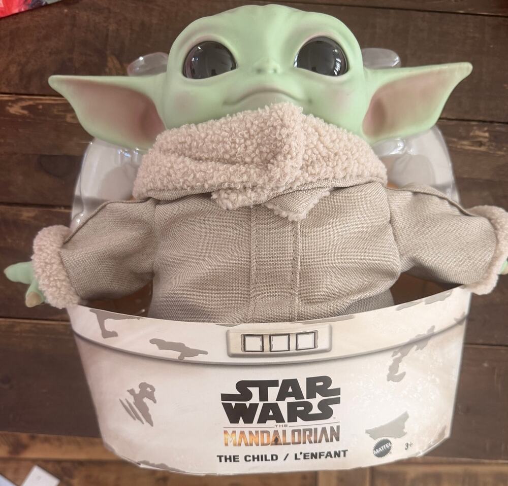 Mattel Star Wars The Mandalorian The Child Baby Yoda Plush Doll GWD85 w/ Box